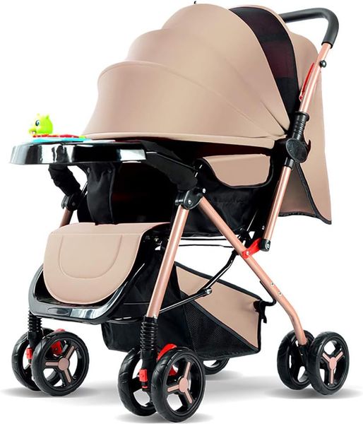 Folding Baby Stroller Lightweight Four-Wheel Shock-Absorbing Stroller