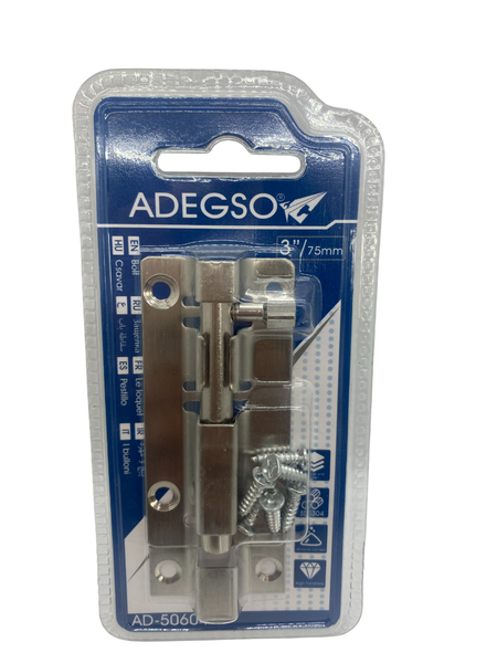 Adegso- Bolt/Sliding Bars- 3" (75mm)