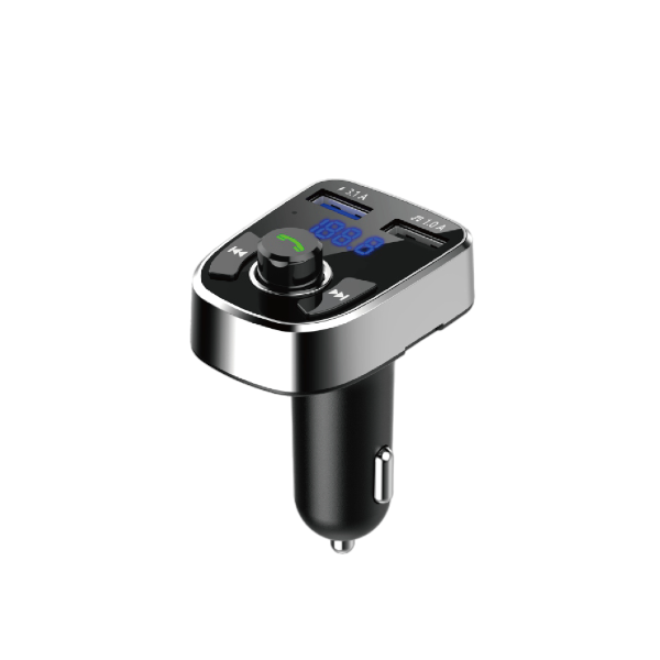 ALLISON - ALS-A16X - Dual USB Port Car Charger - Silver and Black