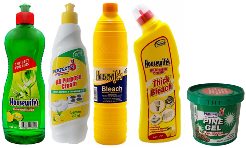 Dish Liquid &amp; Cleaning Cream &amp; Bleach &amp; Thick Bleach &amp; Pine Gel - Combo