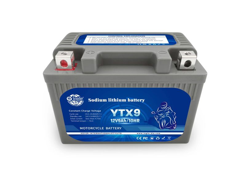 INGLE YTX9 Ingle Lithium Motorbike Battery - Lightweight High-Performance