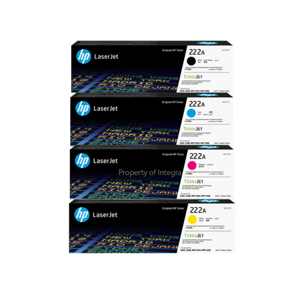 HP 222A Toner Cartridge Multipack 4 PACK original