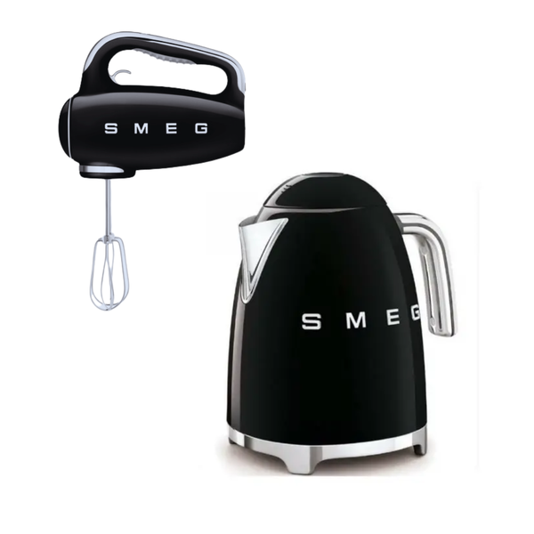 SMEG-l 1.7 L 3D Logo Kettle + Matching SMEG Hand Mixer
