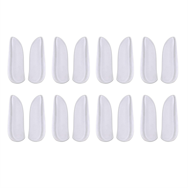 Medial and Lateral Heel Wedge Silicone Insoles - Shoe Inserts 2 Pairs