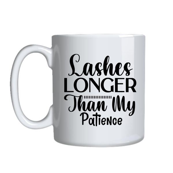 Patience Coffee Mugs for Him Her with Words Graphic Cups Design Present 050