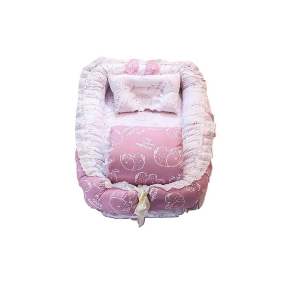 Baby Crib Lounge Bed - Pink