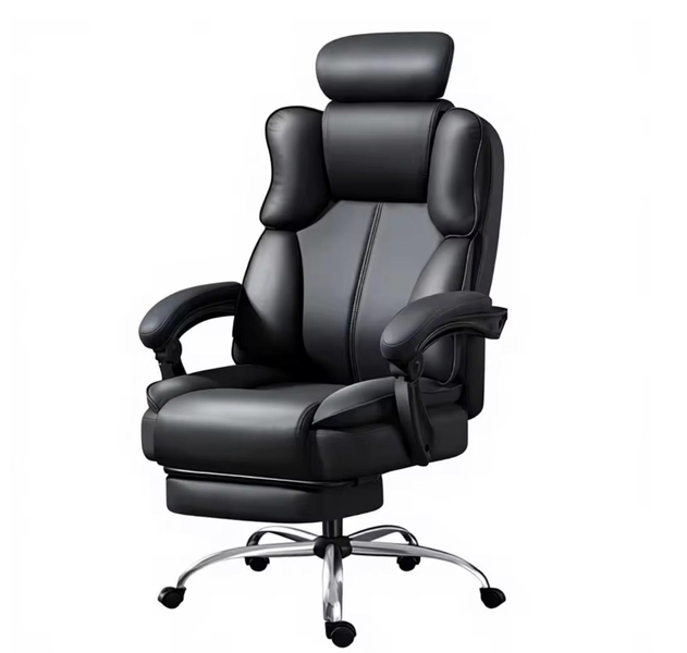 Luxury Ergonomic Executive Office &amp; Gaming Chair with Footrest