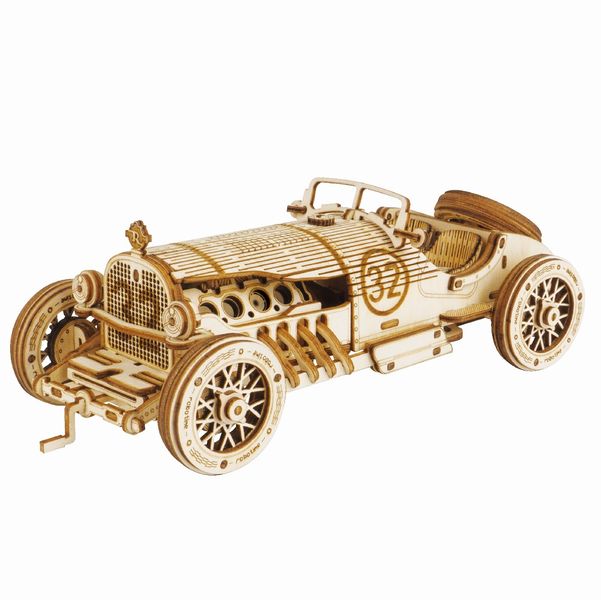 Robotime Wooden V8 Grand Prix Car