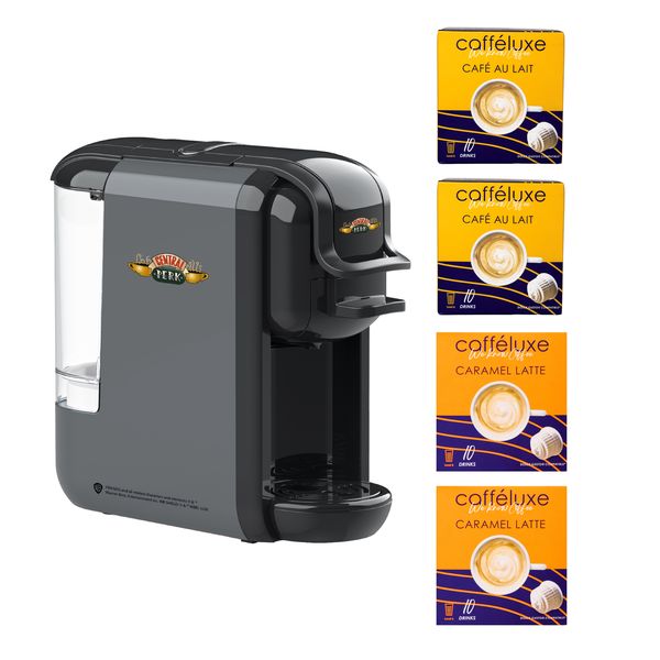 Caffeluxe F.R.I.E.N.D.S DUO Coffee Machine | Dolce Gusto Bundle