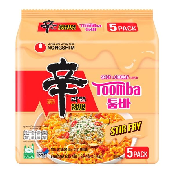 Shin Ramyun Noodle - Toomba Flavour 137g x 5
