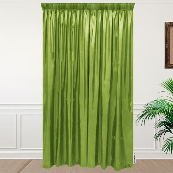 Essentials Curtain Green - Lined - Taped image