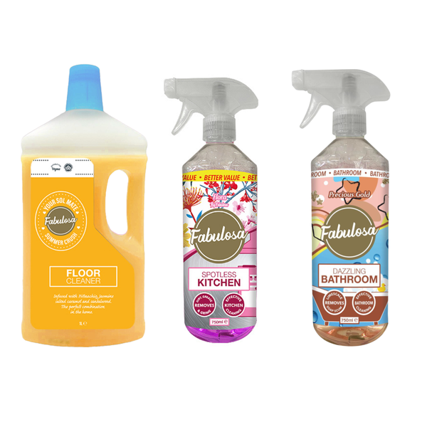 Fabulosa Cleaning 3 Pack Bundle F