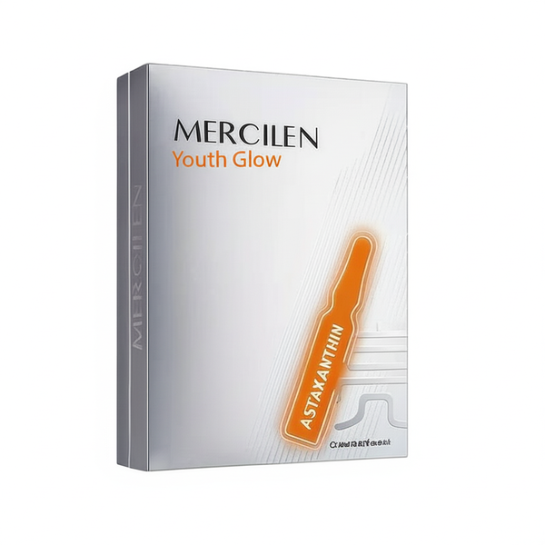 MERCILEN Youth Glo Essence Astaxanthin-Niacinamide Ampules for Radiant Skin