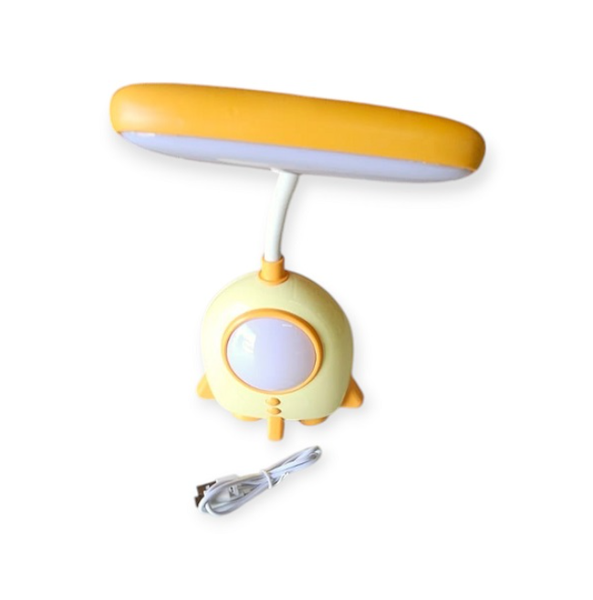AB-TD110 Rechargeable Space Ship LED Table Lamp - 500mAh with Pen Holder