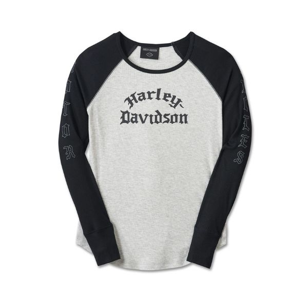 Women's Authentic Long Sleeve Rib Top Grey image