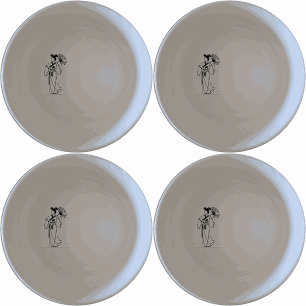 Chinese Cultural Imagery Bowl Set of 4 - Range 2