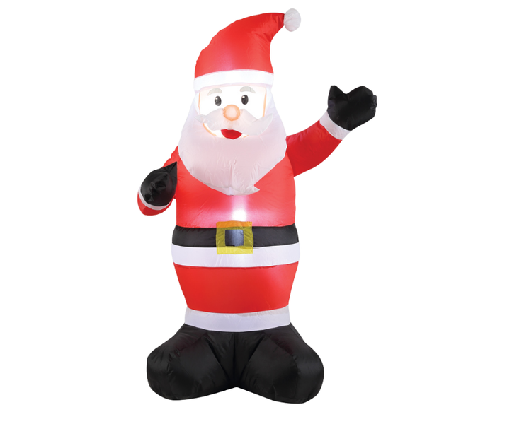 Inflatable Santa Waving 1m Christmas Decoration