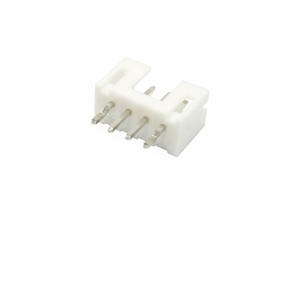 XY132-04ST: 2.00mm 4-Way Low Profile SIL Header, Straight, Tin Plated