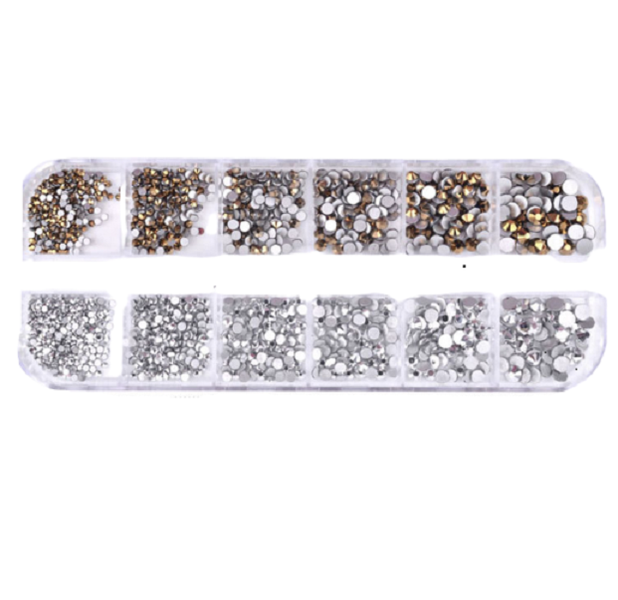 1440 Pieces 12grids Mix Color Diamonds