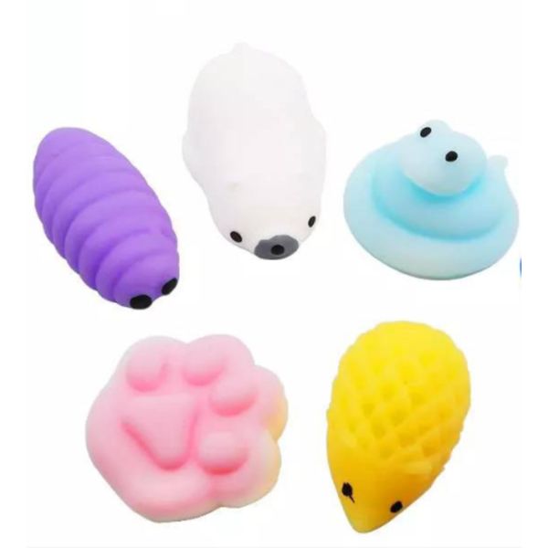 4 Pieces random Squeeze Toys,Kawaii Squishy Toys,Fidget Toys for Favors