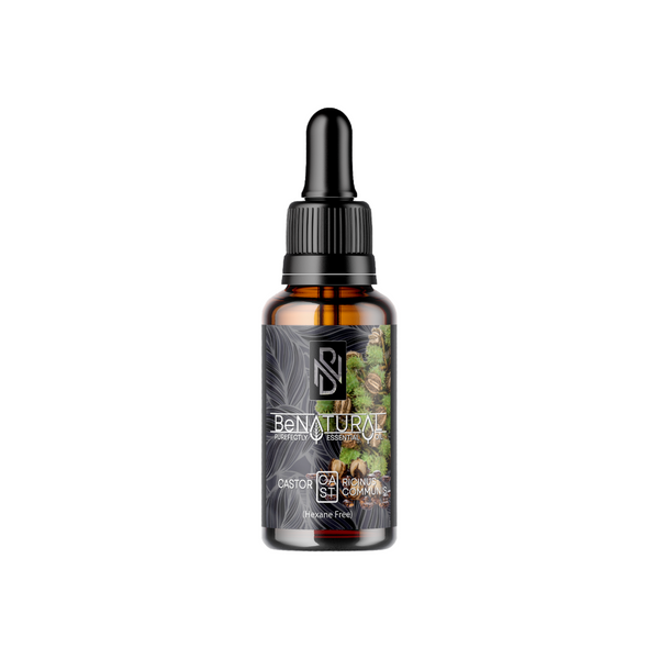 Castor Oil - Pure Organic Certified - 30ml (Hexane-Free)