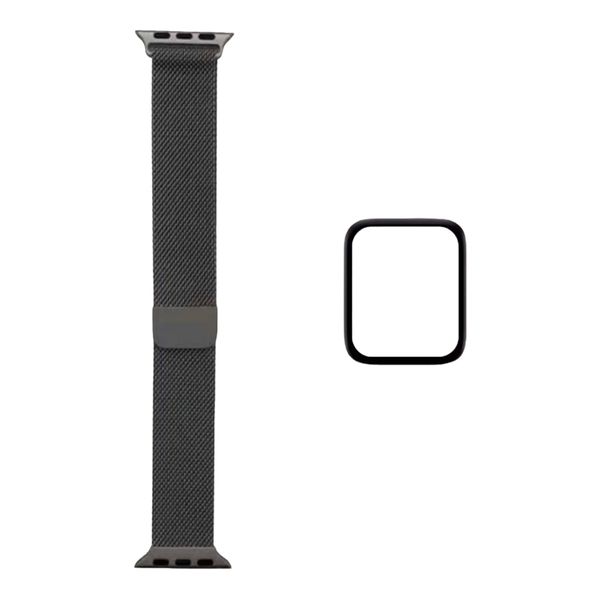 Nylon Watchband with Screen Protection Film for Apple watch 40mm