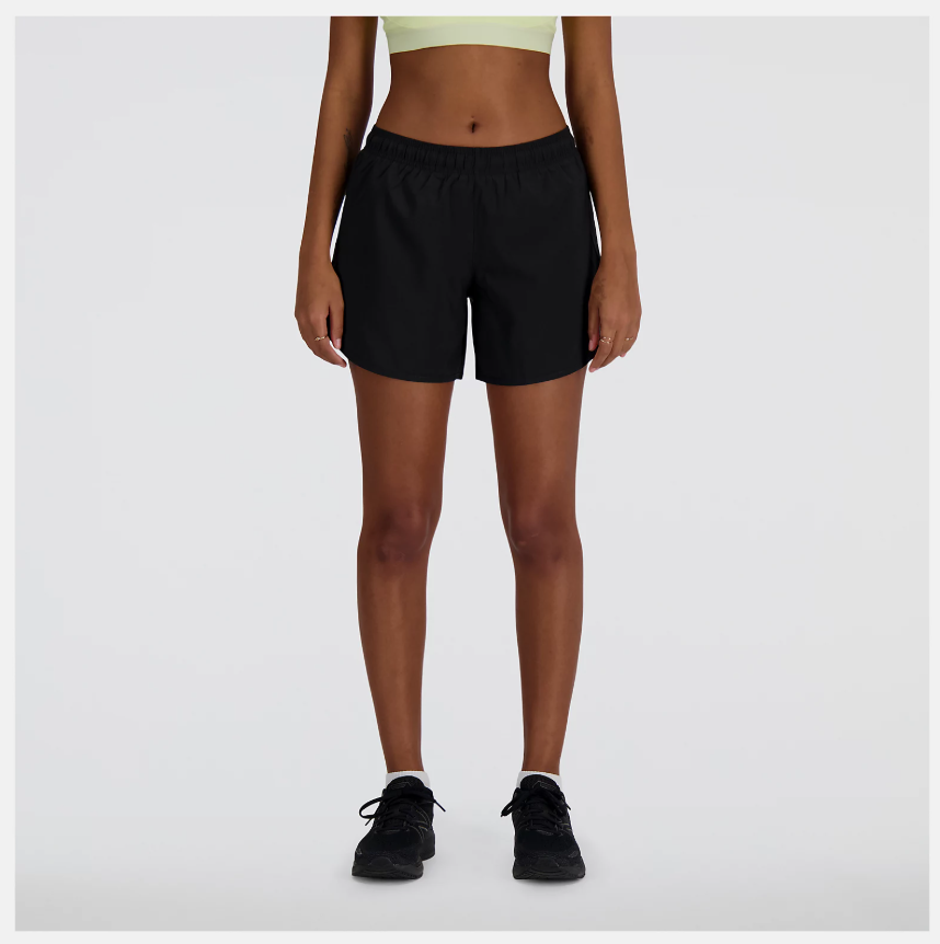 New Balance Women's Sport Essential 5-inch Shorts - Black