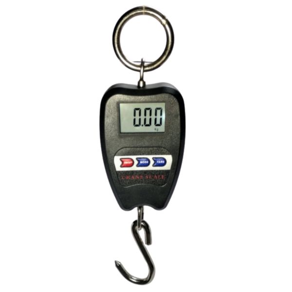 200kg Portable LCD Electronic Scale Digital Mini Crane Scale - Black