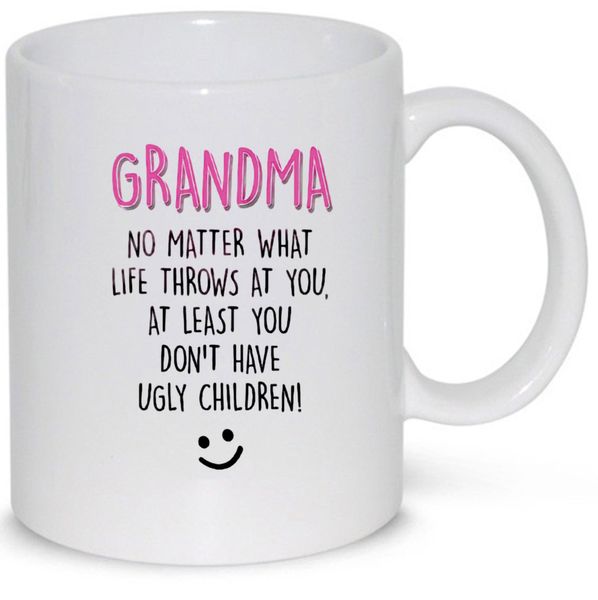 Grandma Ugly Children Birthday Christmas Mother's Day Gift 11Oz Mug