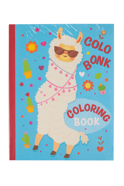 Children's Llama Coloring Book,16 Pages -12 x Coloring Books