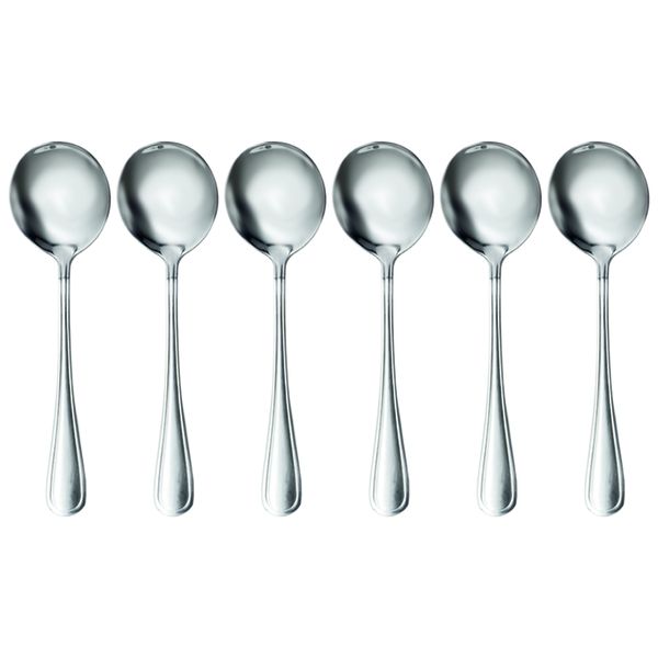 St. James Cutlery Bristol (880) Soup Spoon - 6 Pack Stainless Steel