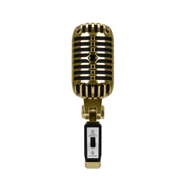 Vintage Dynamic Microphone KTV Recording Live Streaming Wired Microphone