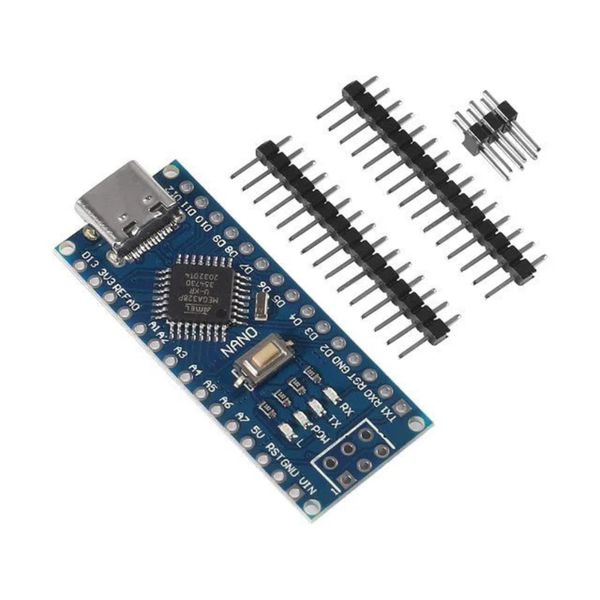 BDD NANO CH340 USB Type-C Board with ATmega328P Microcontroller