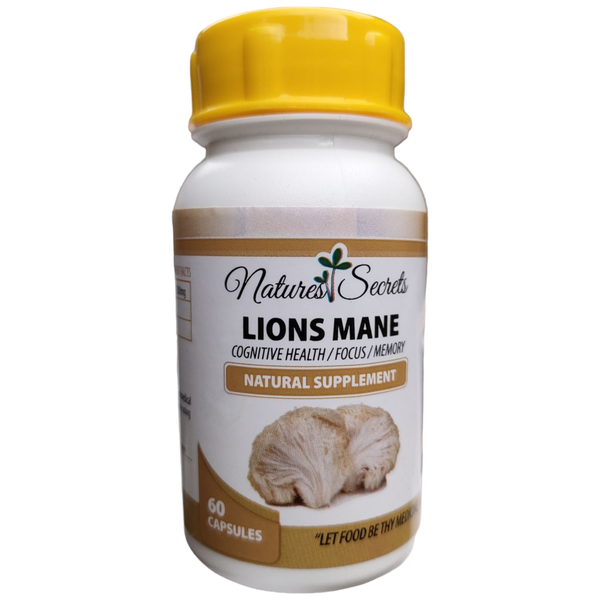 Lions Mane Mushroom Supplement Capsules