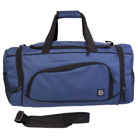 Blue gym bag on sale