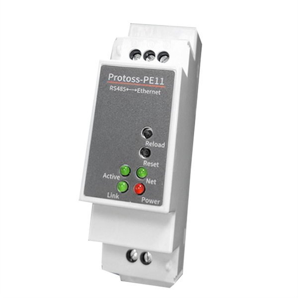 DIN-Rail Serial Port RS485 to Ethernet Converter Server