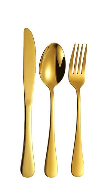 90 Piece Gold Cutlery Set of 30