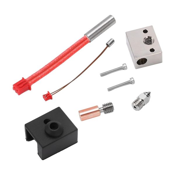 3D 3D Printer Set Part of The Moment in The Operating Temperature Nozzle