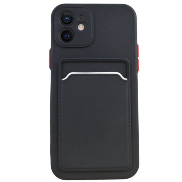 Stylish Card Slot Design Phone Cover - iPhone Compatible - iPhone 12 Mini