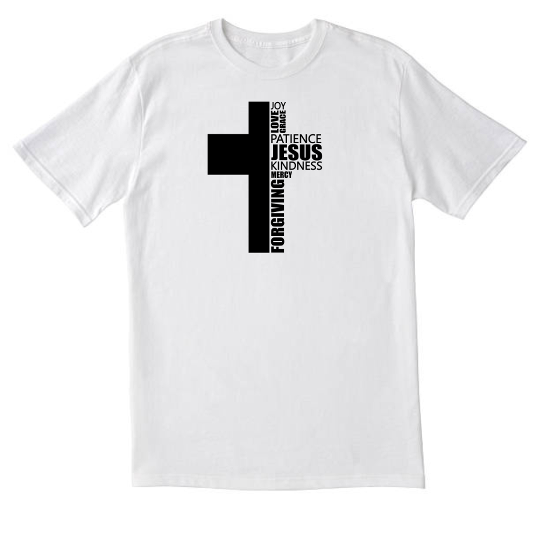 Christian characteristics birthday christmas gift tshirt white | Shop ...