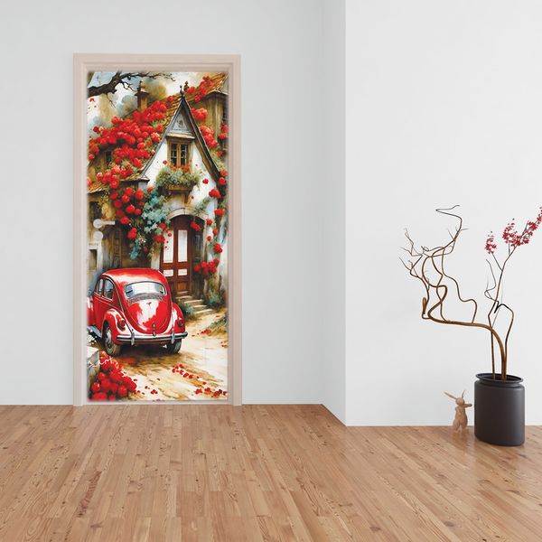 Visitors Door Decoupage