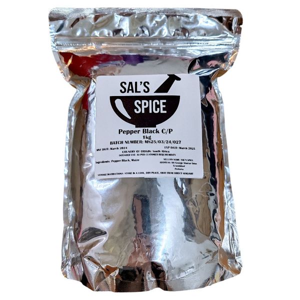 Sal's Spice Pepper Black Caterpack - 1kg