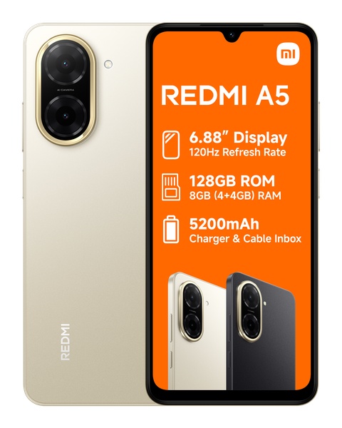 Xiaomi Redmi A5 128GB LTE Dual Sim - Sandy Gold