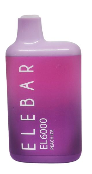 EleBar 6000 puff Peach Ice Flavour - Disposable Vape