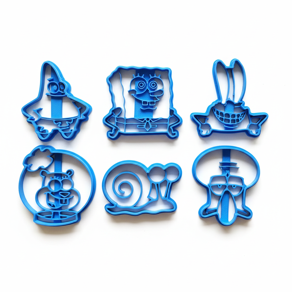 Small SpongeBob SquarePants Cookie Cutter Set - Bikini Bottom Collection