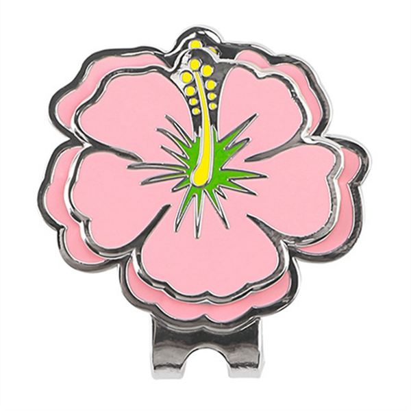 Golf Ball Marker Hat Clip Golf Putting Alignment Cap Clips Pink