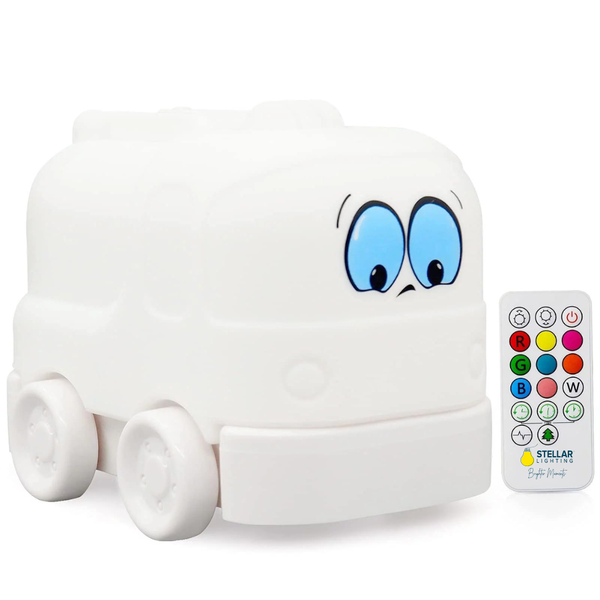 Stellar Lighting LED Kids Night Light Soft Silicone Baby RGB - Truck