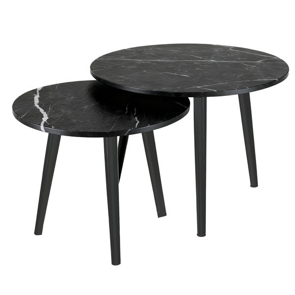 Coffee Table Set 2 Side End Tables Office Center Desk Living Room