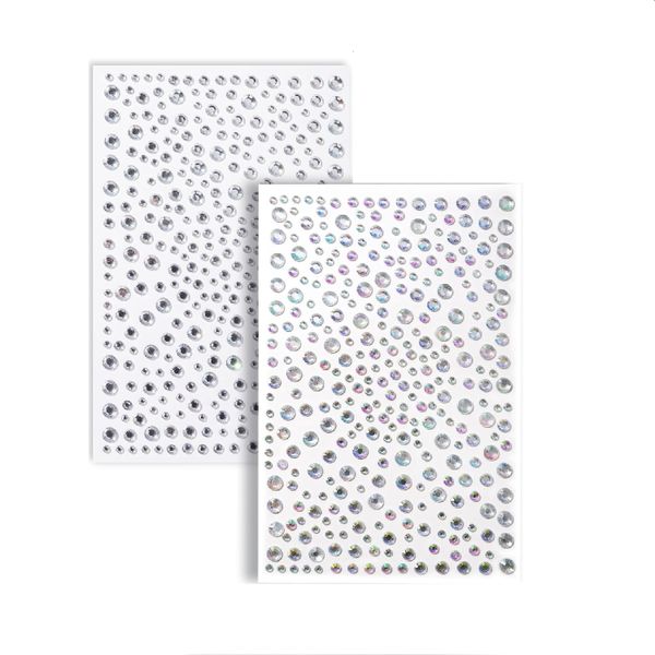 Face Makeup Rhinestone Self Adhesive Gems Stickers, Festival Eye Sticker