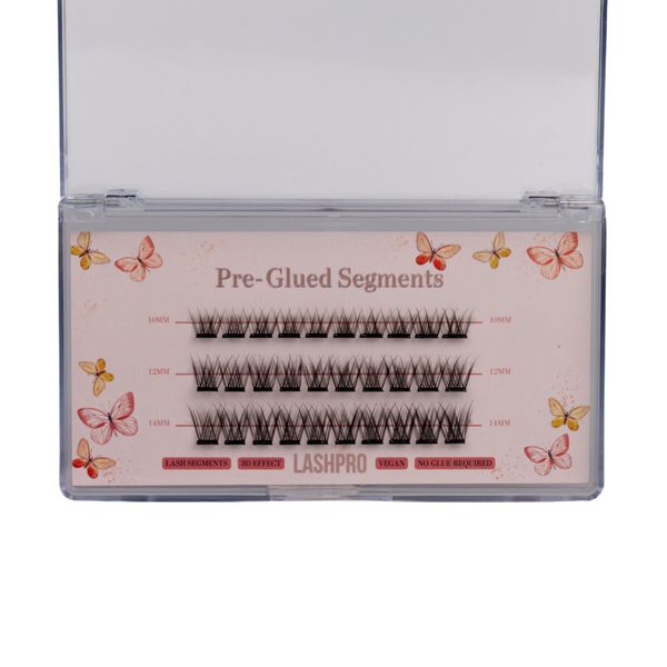 Pre-Glued Lashes - Flutter Luxe Collection Ilze (Reusable No-Glue Lashes)